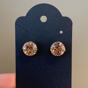 Loren Hope Kaylee Studs - Light Peach